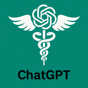 ChatGPT For Business - blended with Medical Symbol