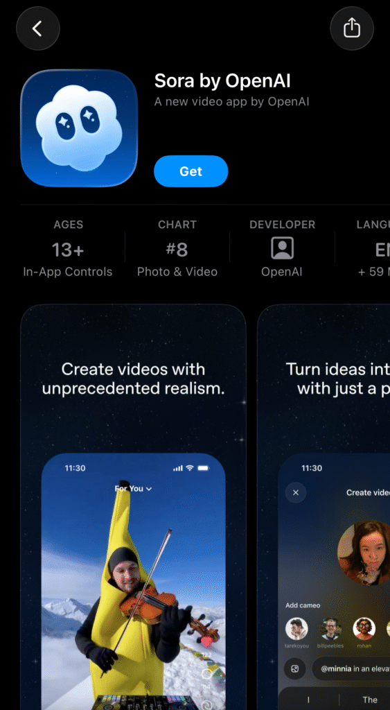 Sora 2 App Invite