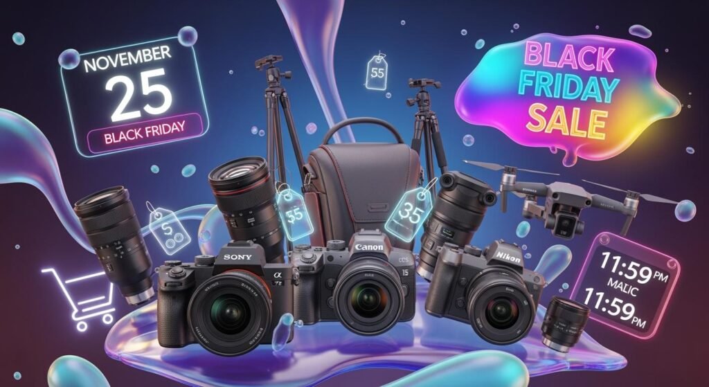 Top Black Friday Camera Deals You Can’t Miss in 2025 Sony, Canon, Nikon, DJI & More