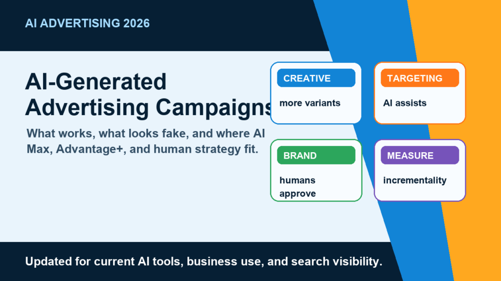AI-Generated Advertising Campaigns in 2026: What Works, What Fails, and What To Watch hero image
