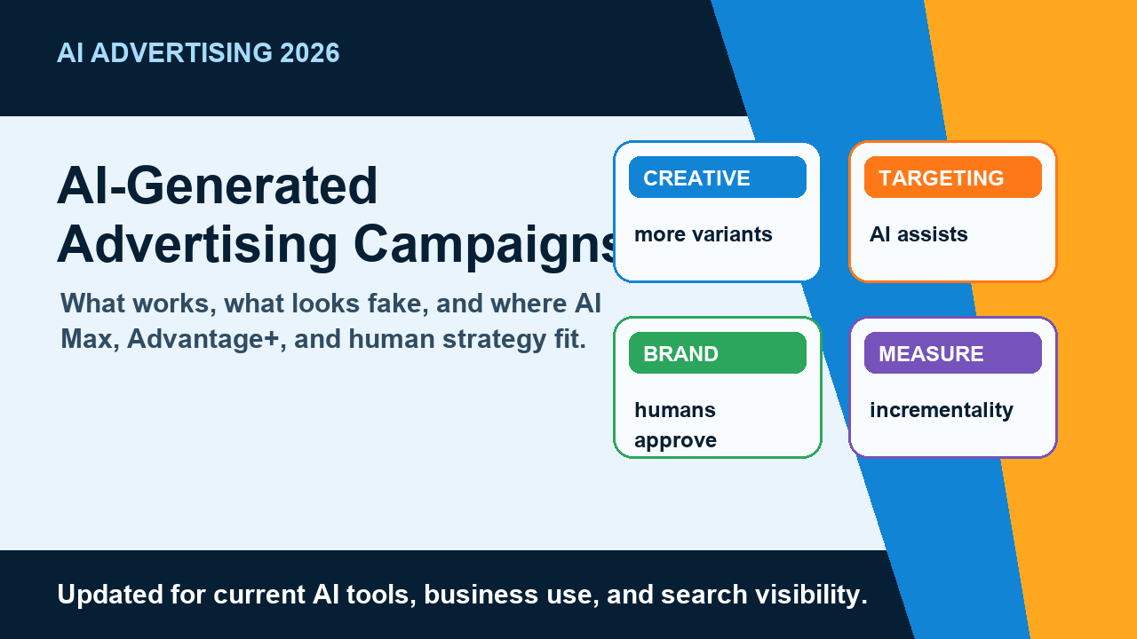 AI-Generated Advertising Campaigns in 2026: What Works, What Fails, and What To Watch hero image