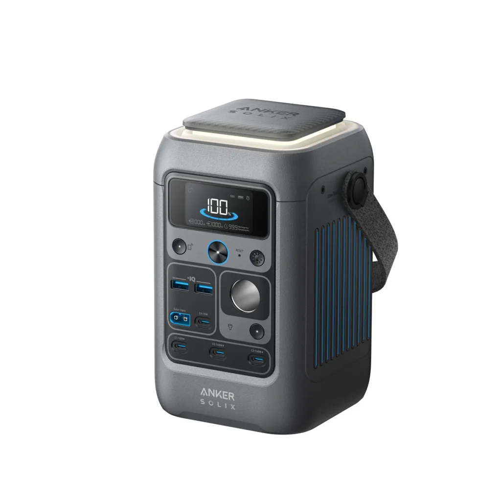 Anker SOLIX C300 DC portable power station with USB and DC ports
